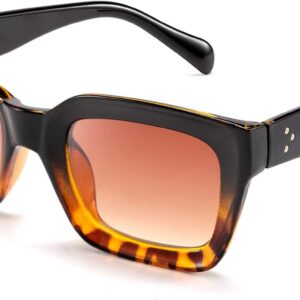 FEISEDY Classic Women Sunglasses Fashion Thick Square Sun Gl...