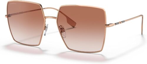 BURBERRY Sunglasses BE 3133 133713 Daphne Rose Gold Gradient...