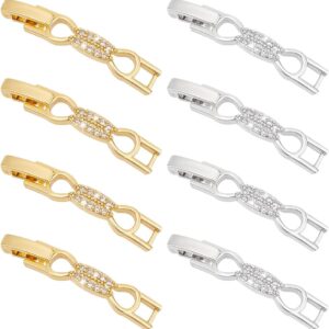 PH PandaHall 8pcs Bracelet Extender Clasps, Cubic Zirconia F...