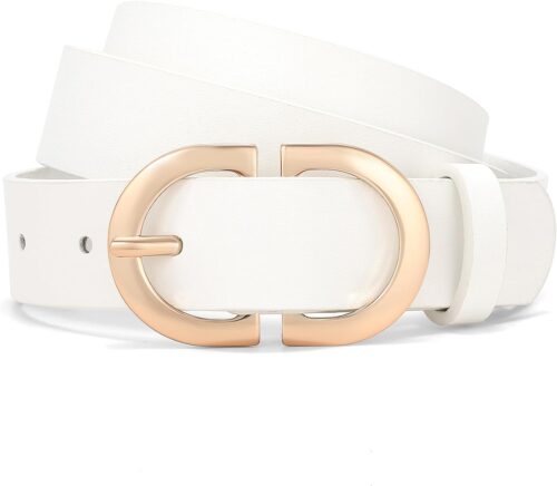 XZQTIVE Women PU Leather Belt for Jeans Pants Dress Fashion