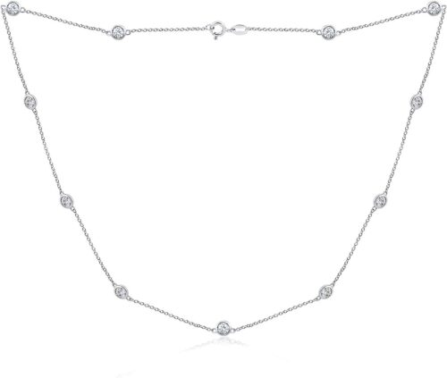 Amazon Collection Platinum or Gold Plated Sterling Silver St...