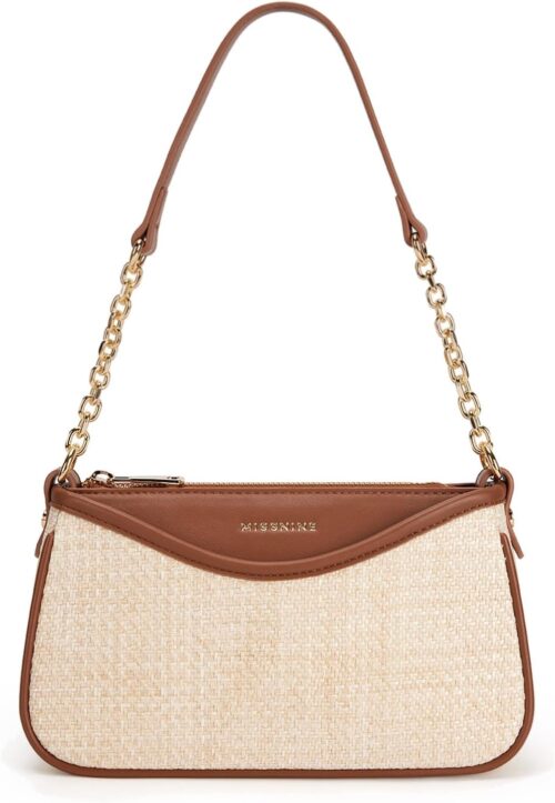 Missnine Shoulder Bag for Women Small Purse Trendy Clutch Ho...
