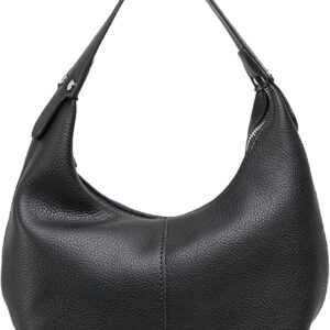 NIUEIMEE ZHOU Hobo Handbags for Women Retro Vegan Leather Cl...