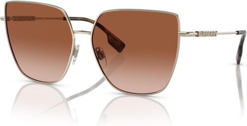 BURBERRY Sunglasses BE 3143 110913 Alexis Light Gold Brown G...