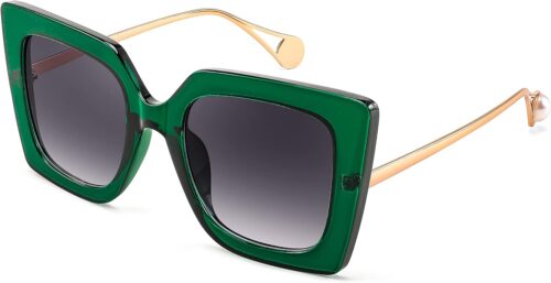 FEISEDY Sunglasses Womens Trendy, Oversized Square Shades, P...