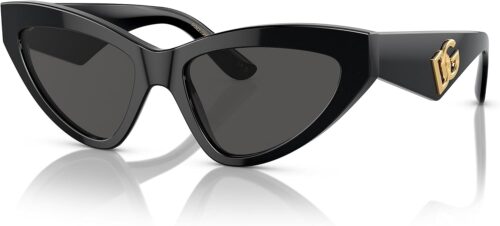 Dolce & Gabbana DG 4439 Shiny Black/Grey 55/18/145 women Sun...