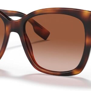 BURBERRY BE 4345 331613 Light Havana Plastic Square Sunglass...