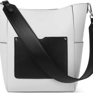 CLUCI Bucket Bags for Women Purse and Handbags Vegan Leather...