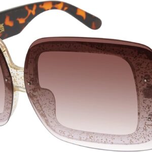 Jessica Simpson J6111 Glittered Women's Square Sunglasses wi...