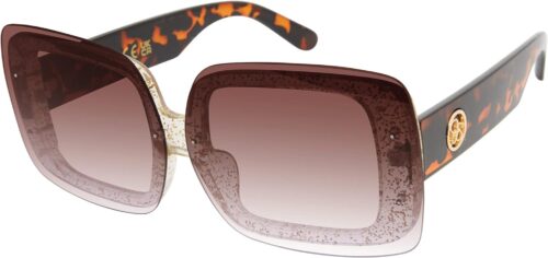 Jessica Simpson J6111 Glittered Women's Square Sunglasses wi...