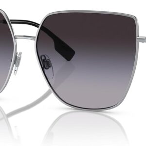 BURBERRY Sunglasses BE 3143 10058G Alexis Silver Grey Gradie...