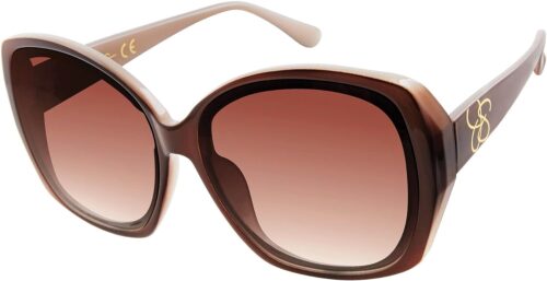 Jessica Simpson Women's J5839 Oversized Butterfly Sunglasses...