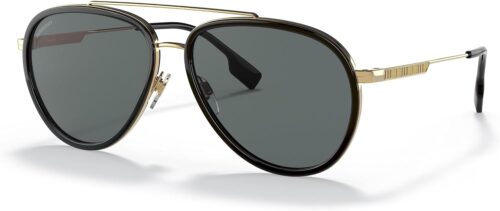 BURBERRY Sunglasses BE 3125 101781 Oliver Gold Polar Dark Gr...