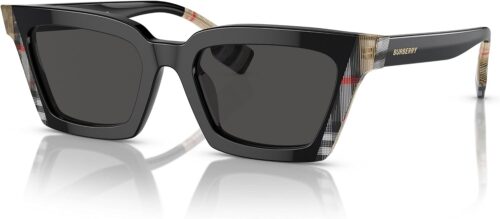 BURBERRY BRIAR BE 4392U Black Vintage/Dark Grey 52/19/140 wo...