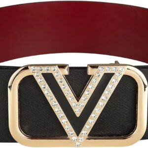 Women's Belt, Wide Belt Vintage Girdle Belt, Fashion V Gold