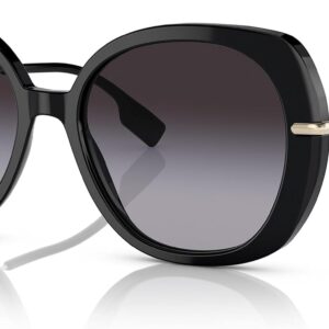 BURBERRY Sunglasses BE 4374 30018G Eugenie Black Grey Gradie...
