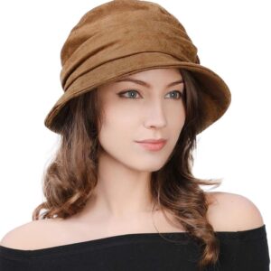 1920S Vintage Cloche Bucket Hat Packable Ladies Church Derby...