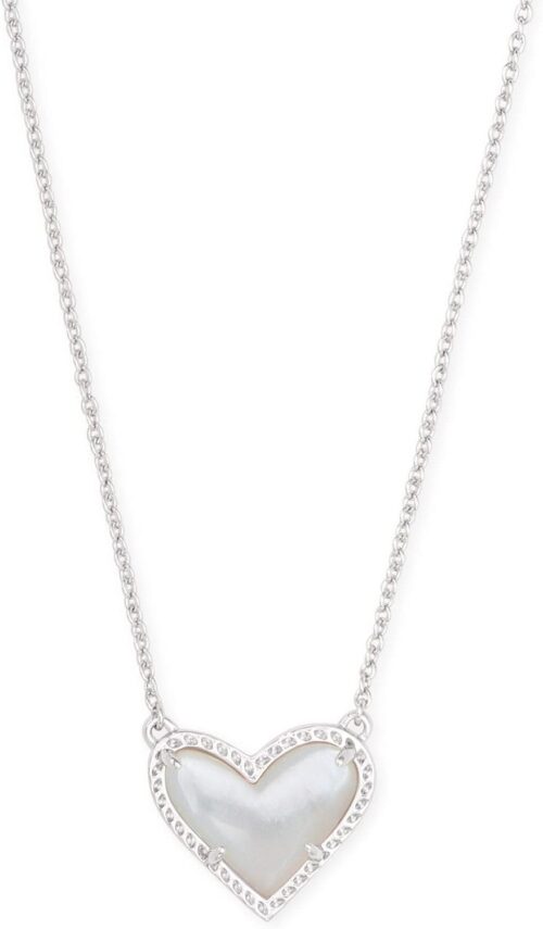 Kendra Scott Ari Heart Adjustable Length Pendant Necklace fo...