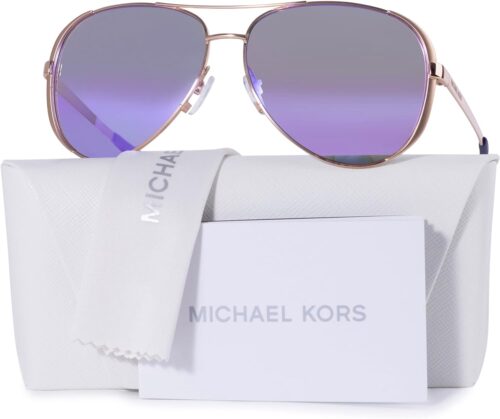 Michael Kors MK5004 CHELSEA Aviator Sunglasses For Women + B...