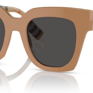 BURBERRY BE 4364 404287 Beige Plastic Square Sunglasses Dark...