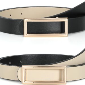 SUOSDEY Women Reversible Leather Belts for Jeans Pants Dress...