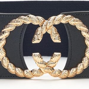 LUCHENGYI Women Stretchy Vintage Belt for Dresses Elastic Wa...