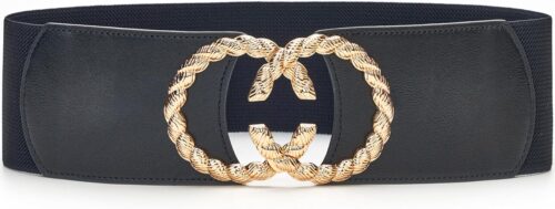 LUCHENGYI Women Stretchy Vintage Belt for Dresses Elastic Wa...