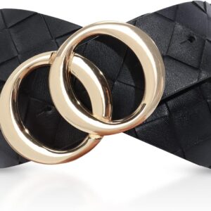 STRSTAR Women's Leather Belts Faux Leather Belts for Jeans P...