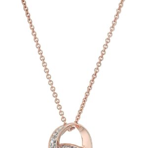Amazon Essentials womens 18K Gold over Sterling Silver Diamo...