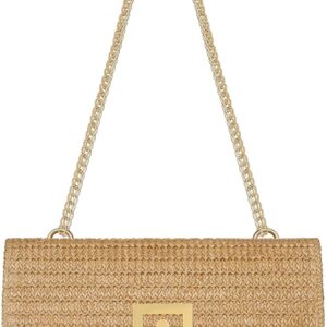 Straw Clutch Purse for Women Designer Evening Handbag Summer...
