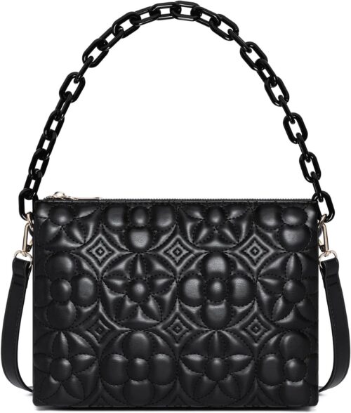 ER.Roulour Quilted Crossbody Bag for Women, Trendy Designer ...