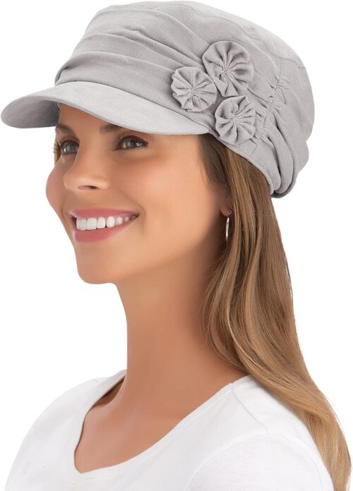 Collections Etc Stylish and Comfortable Side Embellished Hat...