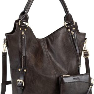 Women Tote Bag Handbags PU Leather Fashion Hobo Shoulder Bag...