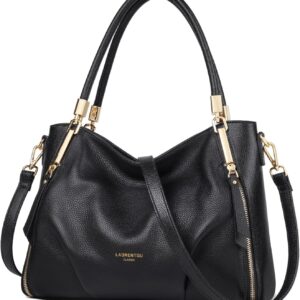 Women's Genuine Leather Tote Handbag, Top-handle Purse and H...