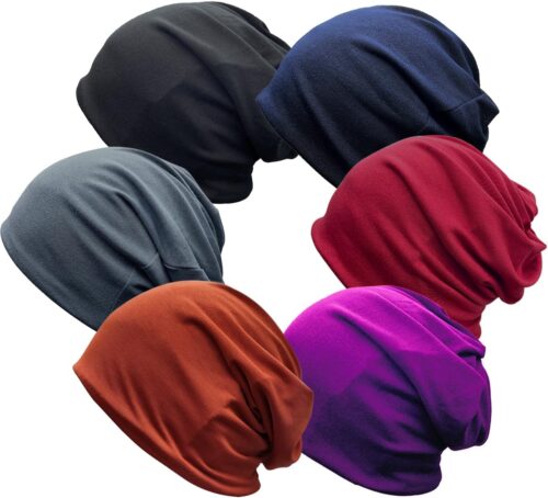 JarseHera 6 Pieces Women Slouchy Beanie Sleep Caps Chemo Hea...