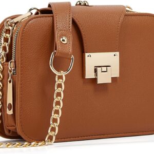 forestfish Ladies Black PU Leather Shoulder Bag Evening Clut...