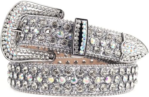 Gatijan Studded Rhinestone Belts Women Fashionable Sparkly D...