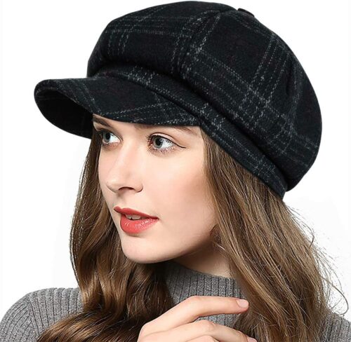 PanPacSight Women's Newsboy Hats Fall Wool Cabbie Beret Twee...