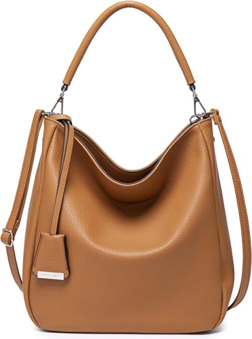 DAVIDJONES Women's Soft Faux Leather Hobo Bags Tote Handbags...