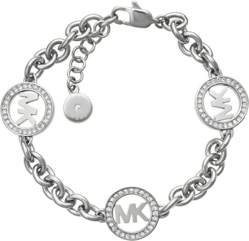 Michael Kors Silver-Tone Bracelet for Women; Bracelets; Jewe...