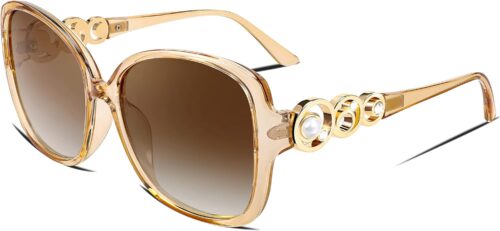 FEISEDY Women's Fashion Sunglasses, Oversized Square Frame w...