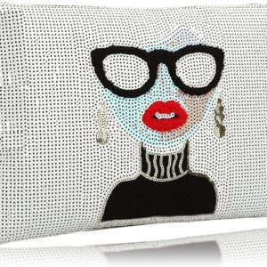 Simcat Oversized Clutch Bag Purse,Womens Large Designer leat...
