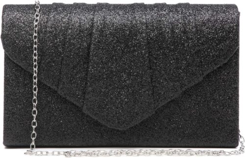 Dasein Women's Evening Bag Pleated Envelope Clutch Handbag W...