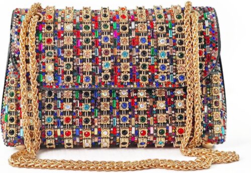 VESONNY Sparkling Rhinestone Evening Clutch Bags - Rhineston...