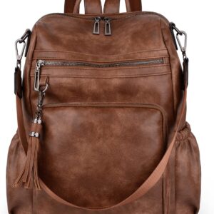 UTO Women Backpack Purse Leather Vegan Ladies Fashion Design...