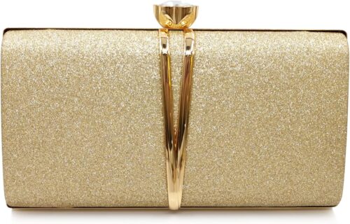 Evening Bag Clutch Purses Women Wedding Party Bridal Handbag...