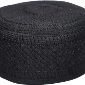 Kufi Men's Unisex Skull Cap Women's Designer Solid Hat with