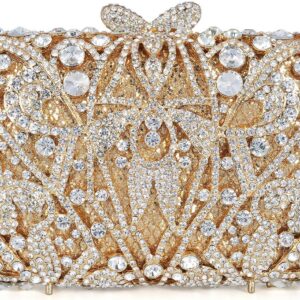 Luxury Crystal Clutch Women Rhinestone Evening Bag for Party...