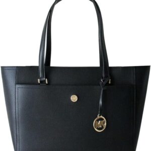 Michael Kors Maisie Large Pebbled Leather 3-in-1 Tote Bag Bl...