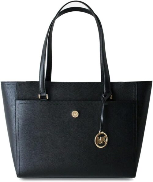 Michael Kors Maisie Large Pebbled Leather 3-in-1 Tote Bag Bl...